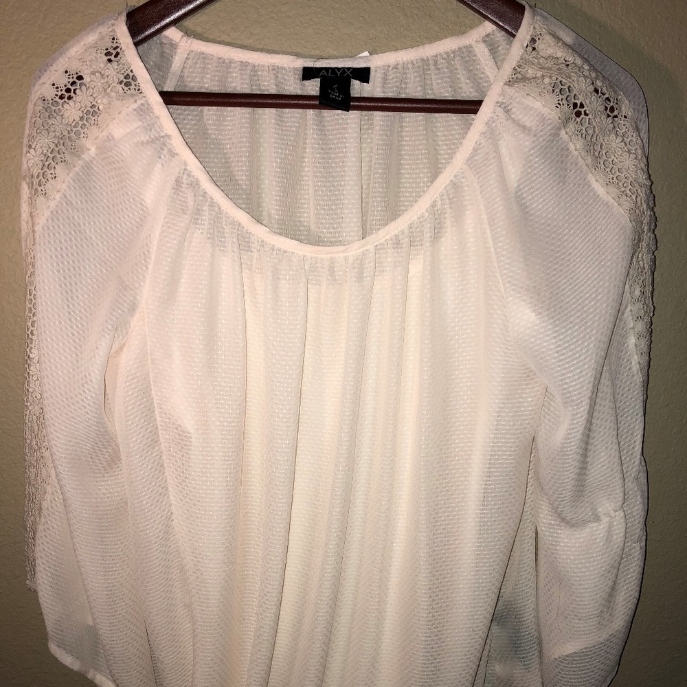 Alyx Small White Tie Shirt